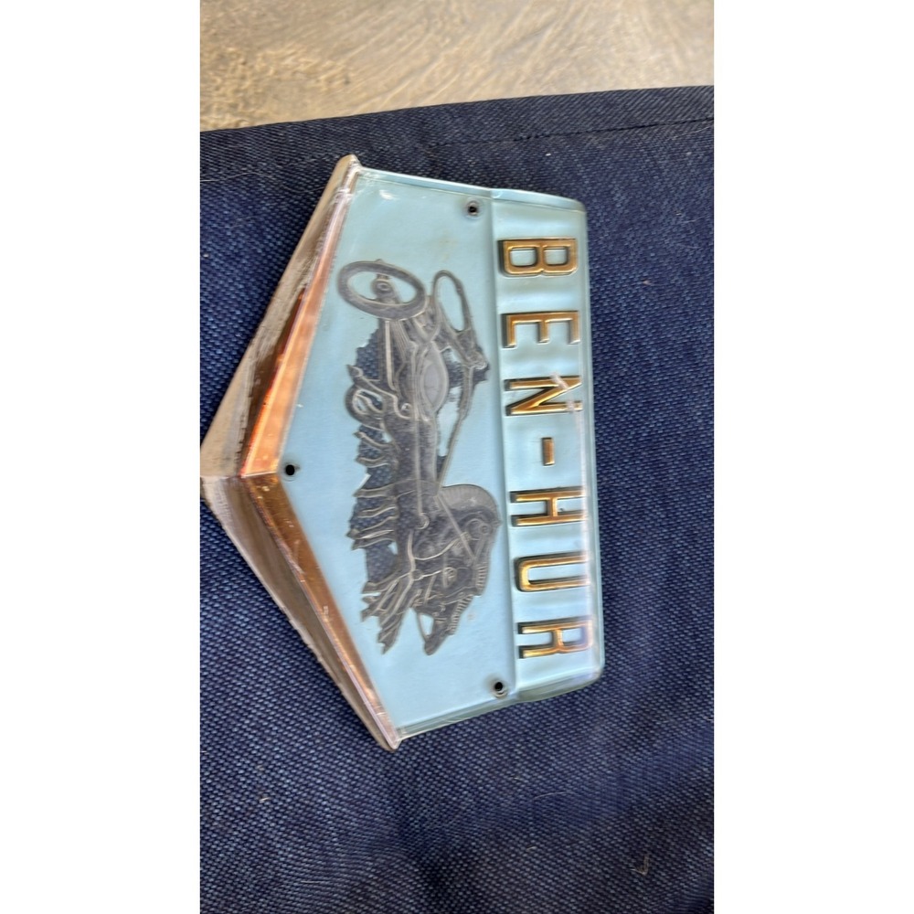 Ben-Hur Freezer Name Emblem Chariot Badge Plastic Sign 9‎ Inch Sku30